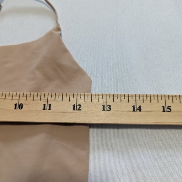 Calvin Klein camisole tank top laser cut tan color women's Small - Picture 9 of 9
